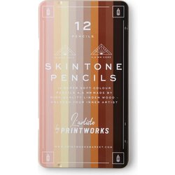 Printworks 12 barvnih svinčnikov - ten kože Cene