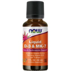 Now Foods Tekoči D3 in MK 7, NOW (30 ml) Cene