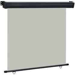 vidaXL Balkonska bočna tenda 160 x 250 cm siva Cijene