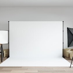 vidaXL Stalak za pozadinu crni 305 x 243 cm čelični Cijene