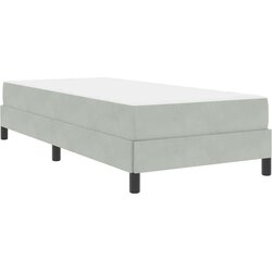 vidaXL Boxspring krevet s madracem 90 x 190 cm Baršun Cijene