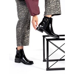 Shelvt Women's lacquered black Chelsea boots Cijene