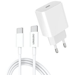 Denmen Omrežni polnilec USB-C v USB-C 3.6A 20W 3600mA Cene