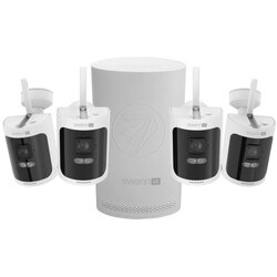 Swann Nadzorna kamera Allsecure 4K, brezžična 64GB SD kartica, 4x kamera - komplet Cene