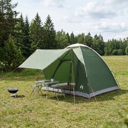 Kamping šator s krovom Zelena 2 osobe Poliester i čelik Cene