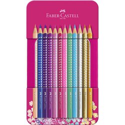 Faber-Castell Barvice Faber-Castell Sparkle, 12 kosov Cene