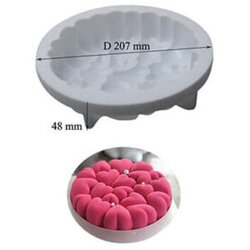 Smania model za torte delicella - srčkasta torta (20 × 4,8 cm) Cene