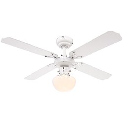 PROKLIMA Stropni ventilator Proklima Bungonia (105 cm, bela, 60 W) Cene