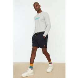Trendyol Navy Blue Men's Regular Fit Shorts & Bermuda Cene
