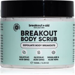 breakout + aid Body Scrub piling za telo proti aknam 150 ml Cene