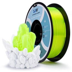 Ziro translucent pla filament 1.75 mm - fluo yellow Cene
