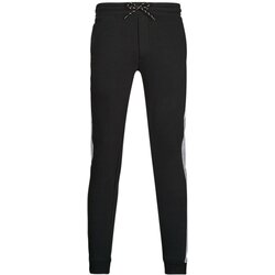 Jack & Jones Spodnji deli trenirke JPSTWILL JJREID BLOCKING SWEAT PANT SN Črna Cene