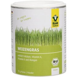 Raab Vitalfood GmbH Bio pšenična trava v prahu - 75 g Cene