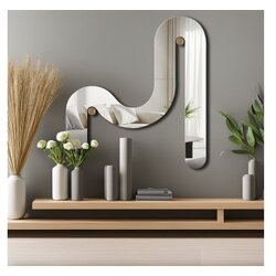 WALLXPERT dekorativno ogledalo Ozgl509 silver Cene
