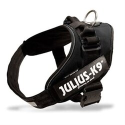 Julius-K9 ® Power oprsnica - črna - Velikost 0: 58 - 76 cm obseg prsnega koša Cene