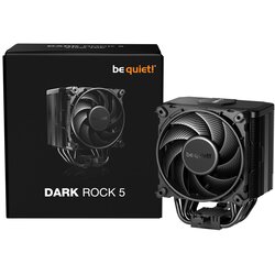 BE QUIET Dark Rock 5 Black CPU Cooler, 120mm, 210w TDP, Height: 161mm Cene