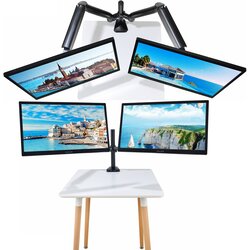 Cobalt Stoni nosač za dva monitora ili laptopa sa USB hub-om Cene