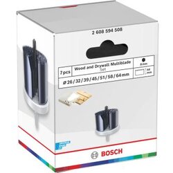 Bosch komplet testera za otvore sa držačem za drvo i gips, 7 delova, 2608594508 Cene