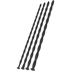 Hidden Desire Extreme Penis Dilator Set Large 4 pcs Black Cene