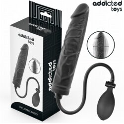 Addicted Toys Anal NAPIHLJIVI DILDO Addicted Toys Model 4 Black - silikonski in vodoodporen Cene