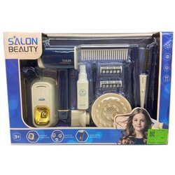 Salon beauty Dječiji set za kosu 069652, 12 kom, Plavo-bijeli Cene