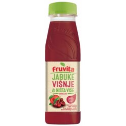 Fruvita jabuka, višnje i ništa više sok 330ml pet Cene