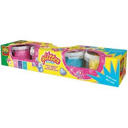 Ses Creative Plastelin z bleščicami 4x90g, (21335817) Cene