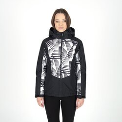 Wintro Ženska jakna Elodie jacket, Crno-bela Cene