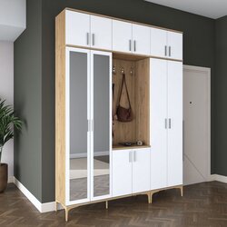 Hanah home Panel za predsoblje, Bela Cene