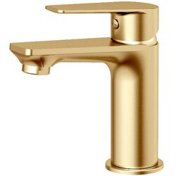 Armal topaz baterija za lavabo bez pilete, zlatna brušena Cene