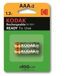 Eastman kodak company Kodak rechargeable ni-mh aaa battery 650mah 2 pack ( 30955042 ) Cene