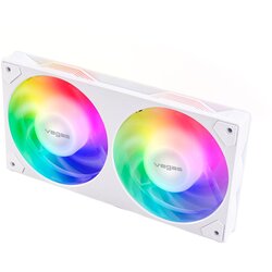 Akasa VEGAS A24 Computer case, Processor Fan 12 cm White 1 pc(s) Cene