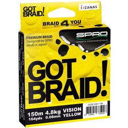 Spro struna got braid vision 150M yellow 0/16MM Cene