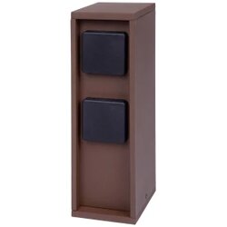 Bold Podebljana vanjska utičnica Pado stup s vrtnom utičnicom s 4-krakim utikačem u izgledu hrđe (IP44 vanjski energetski stup, 3680 watta, kvadrat, 30 x 12 x 9 cm, jednostavan za postavljanje) 106... Cene