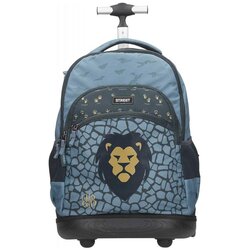 STREET Šolski nahrbtnik na kolesih Trolley Wild Child Lion