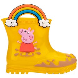 Melissa MINI Welly + Peppa Pig Baby Boots - Yellow/Beige Višebojna Cijene