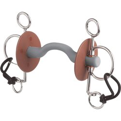 beris Brzda Short Pelham with Tongue Port Bar, soft - 140 mm Cene