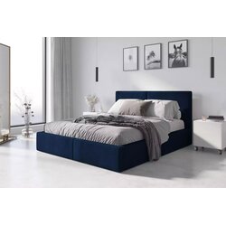 BestBed Postelja HILTON NEW - 160x200 v razlinih barvah-Modra Cijene