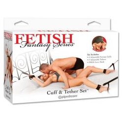 Fetish Fantasy Series bondage komplet FF Cuff & Tether Cene