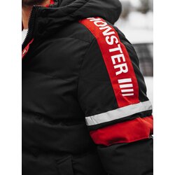 DStreet Men's Black Quilted Winter Jacket Cijene