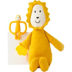 Matchstick monkey Teething Gift Set 3m+ grickalica za bebe +igračka Lion 1 kom Cene