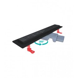 VALTEMO Tuš kanalica Starline Black Base VLD-562420-MT Cene