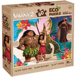Lisciani Giochi Vaiana 2 v 1 60-delni Eco puzzle in pobarvanka 70x50 cm - Lisciani Cene