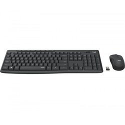 Logitech MK295 Silent crni bežični komplet tastatura optički miš US 920-009800 Cene