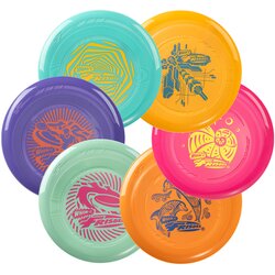WHAM - O Frisbee Komplet 6 Letečih Diskov za Otroke 5+, 22.86cm - 70 g, (22088651) Cene