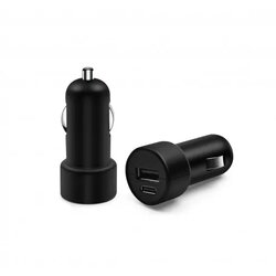 Pama avtopolnilec PDQCS3A adapter usb-a in type c 3A qc 18W - črn Cene