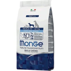 Monge Daily Medium Puppy and Junior, Piletina - 12 kg Cene