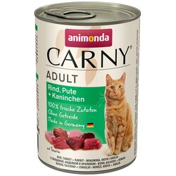 Animonda Varčno pakiranje Carny Adult 12 x 400 g - Govedina, puran & zajec Cene