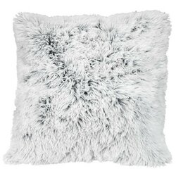 Lotus ukrasni jastuk 50x50 veštačko krzno bela/siva ( 4848763 ) Cene