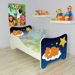Golden Krevet za decu Happy Kitty - Sleeping Teddy, 160 x 80 Cene